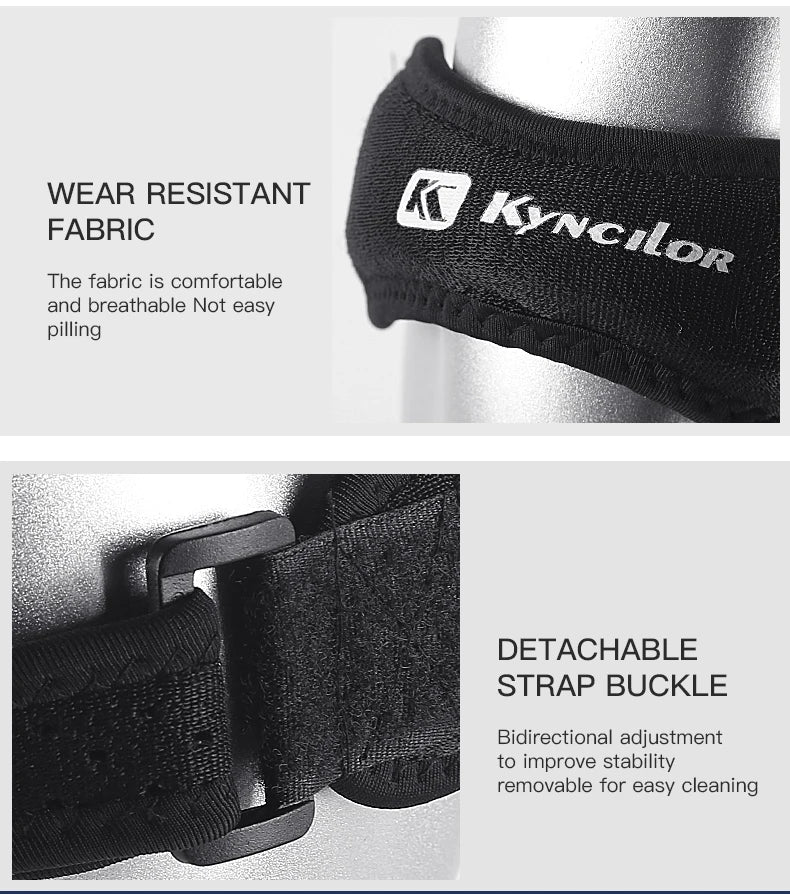 Patellar Tendon Knee Strap – Adjustable Support for Basketball & Running