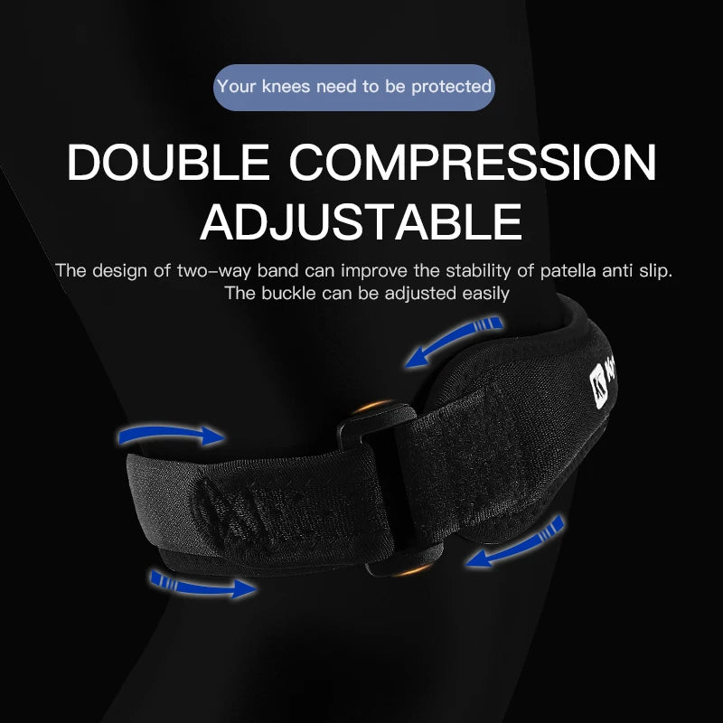 Patellar Tendon Knee Strap – Adjustable Support for Basketball & Running