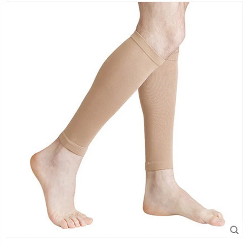 Compression Calf Sleeves 20-30mmHg – Footless Shin Splint Relief