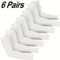 UV Protection Cooling Arm Sleeves – Breathable Compression (6 Pairs)