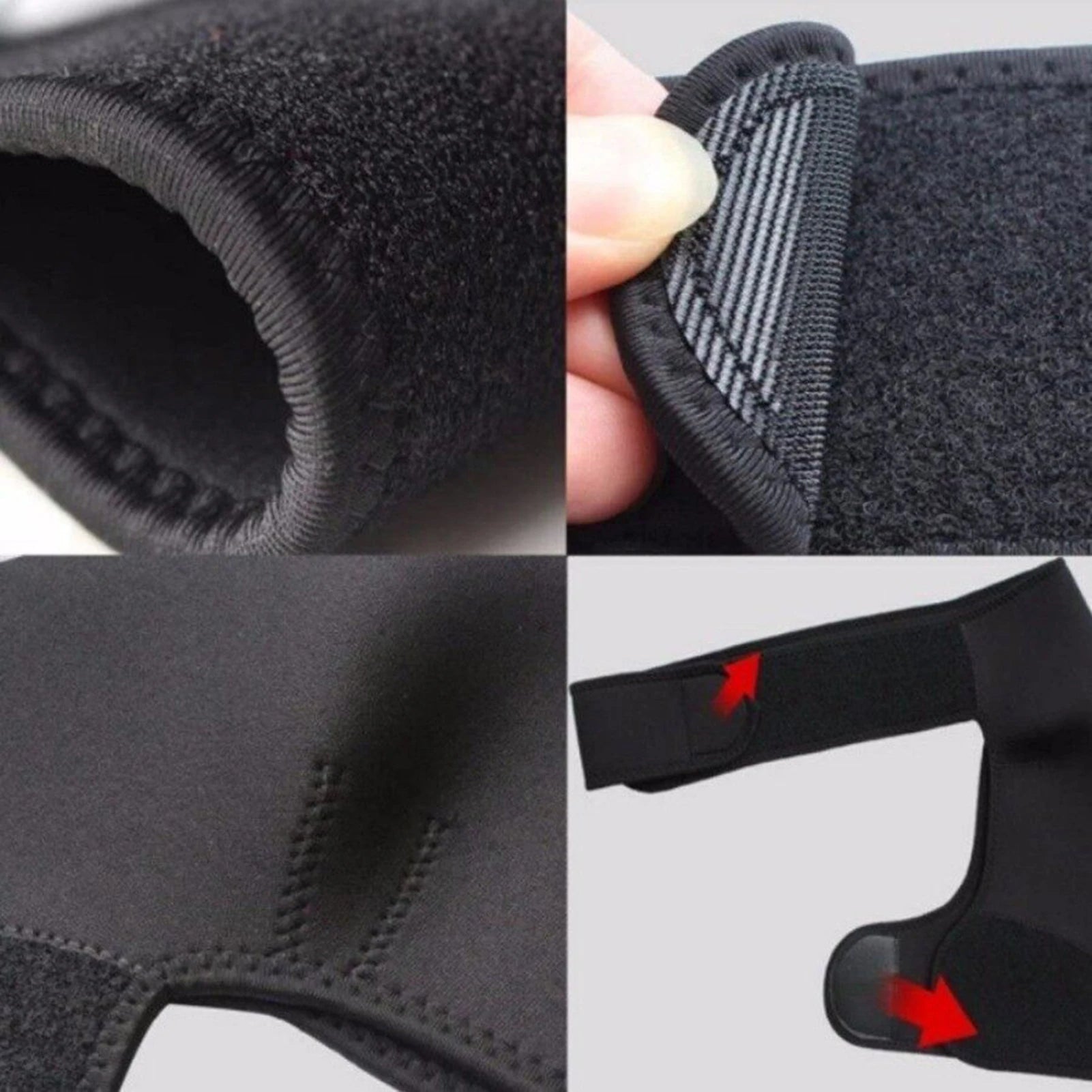 Self-heating Adjustable Single Shoulder Wrap Brace Shoulder Pain Relief Massager Brace For Rotator Cuff Cervical Shoulder Pad