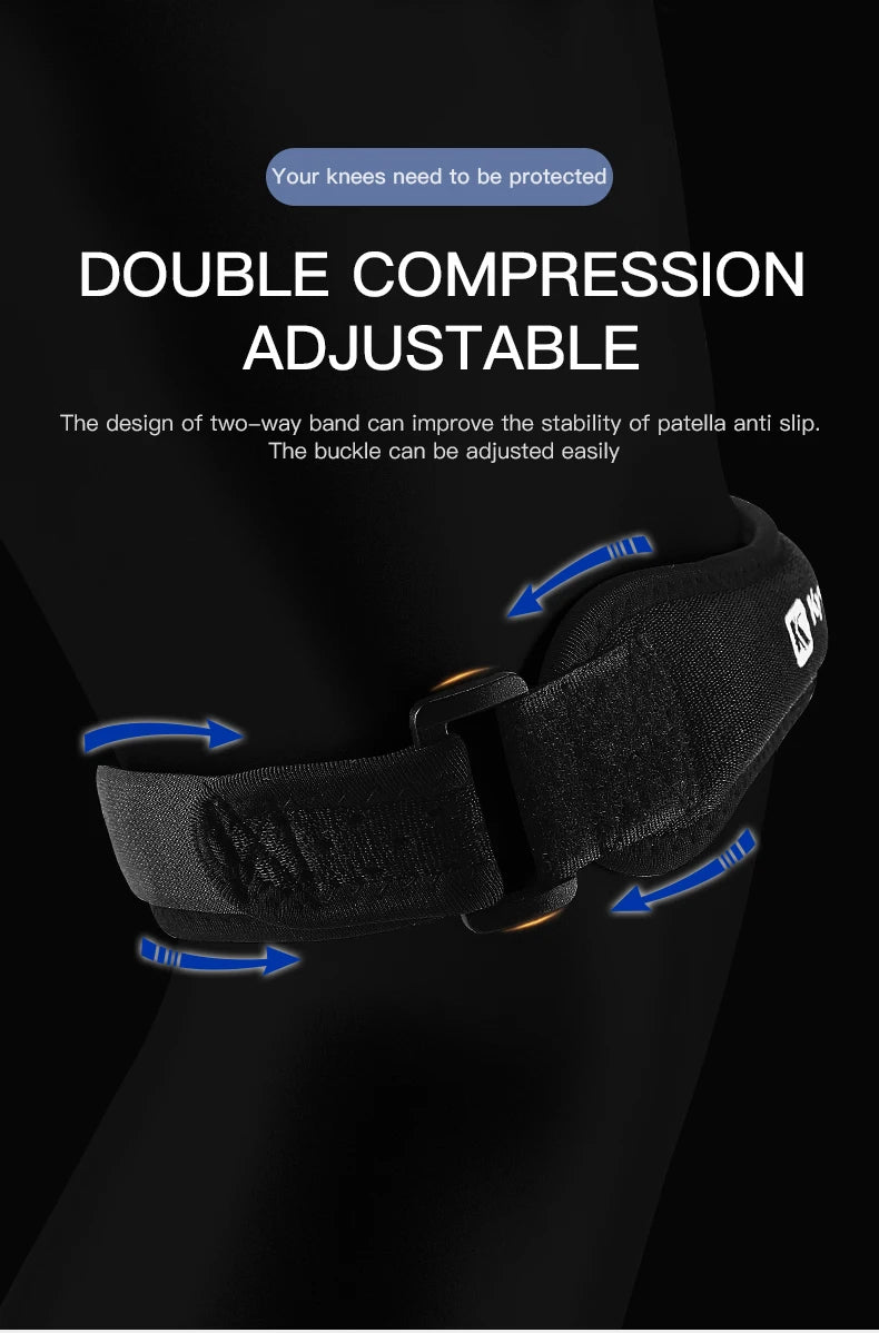 Patellar Tendon Knee Strap – Adjustable Support for Basketball & Running