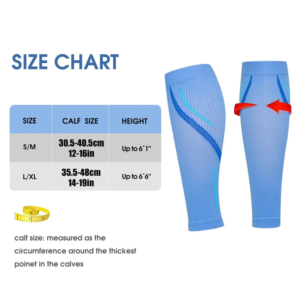 Calf Compression Sleeves for Men & Women – Footless Compression Socks