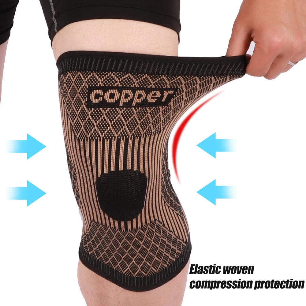 Copper Knee Brace – Compression Sleeve for Pain Relief & Sports