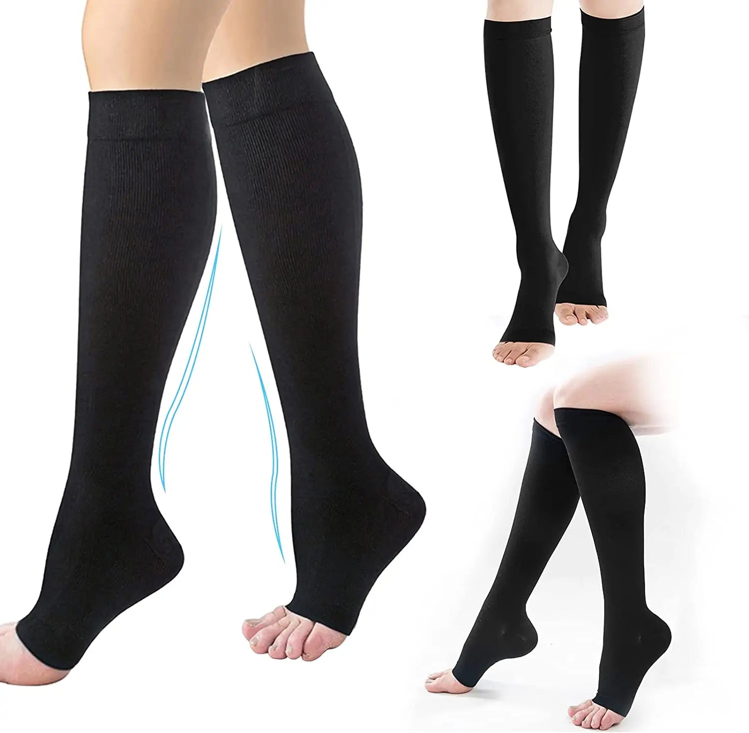 Zipper Compression Socks – Varicose Vein & Leg Slimming Support