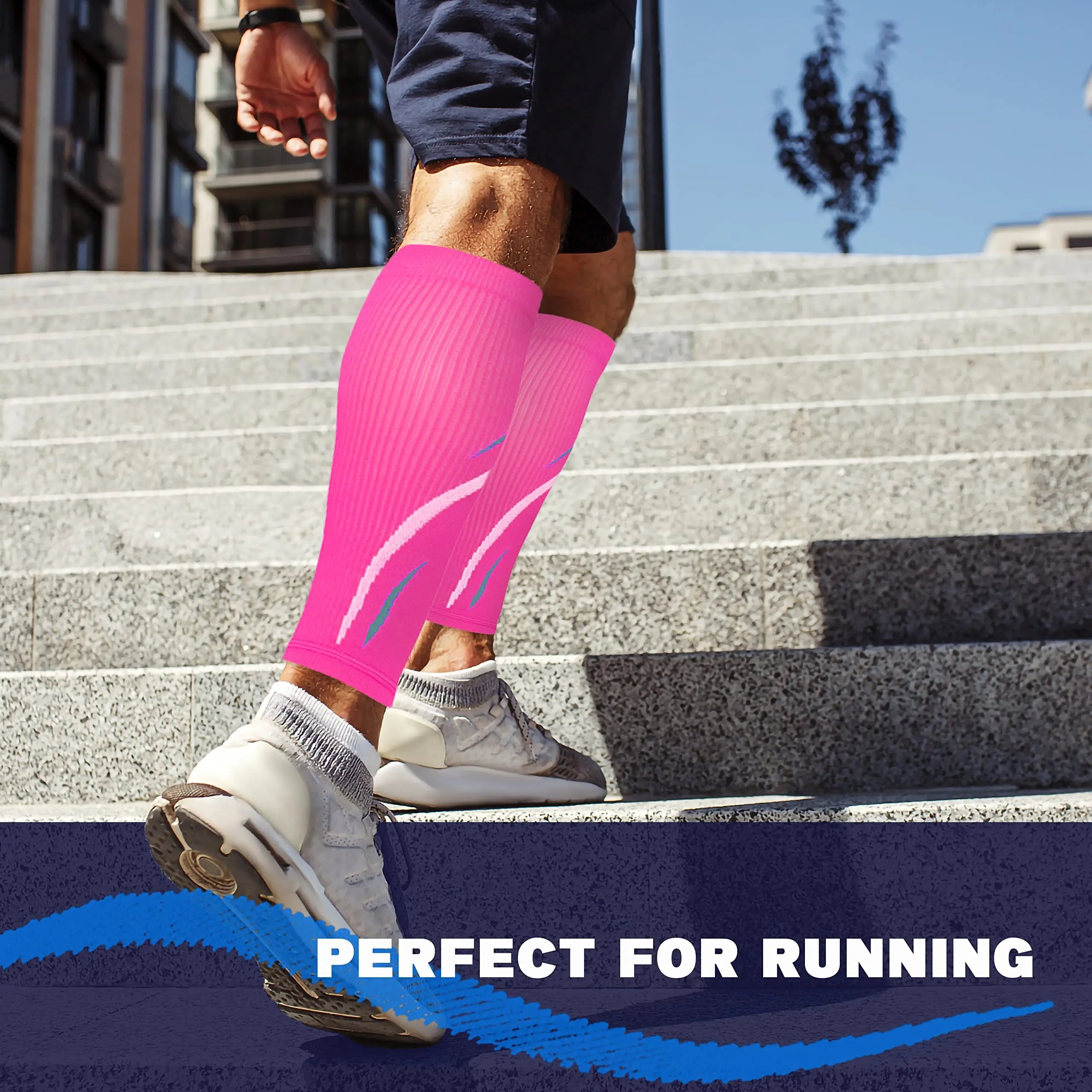 Calf Compression Sleeves for Men & Women – Footless Compression Socks