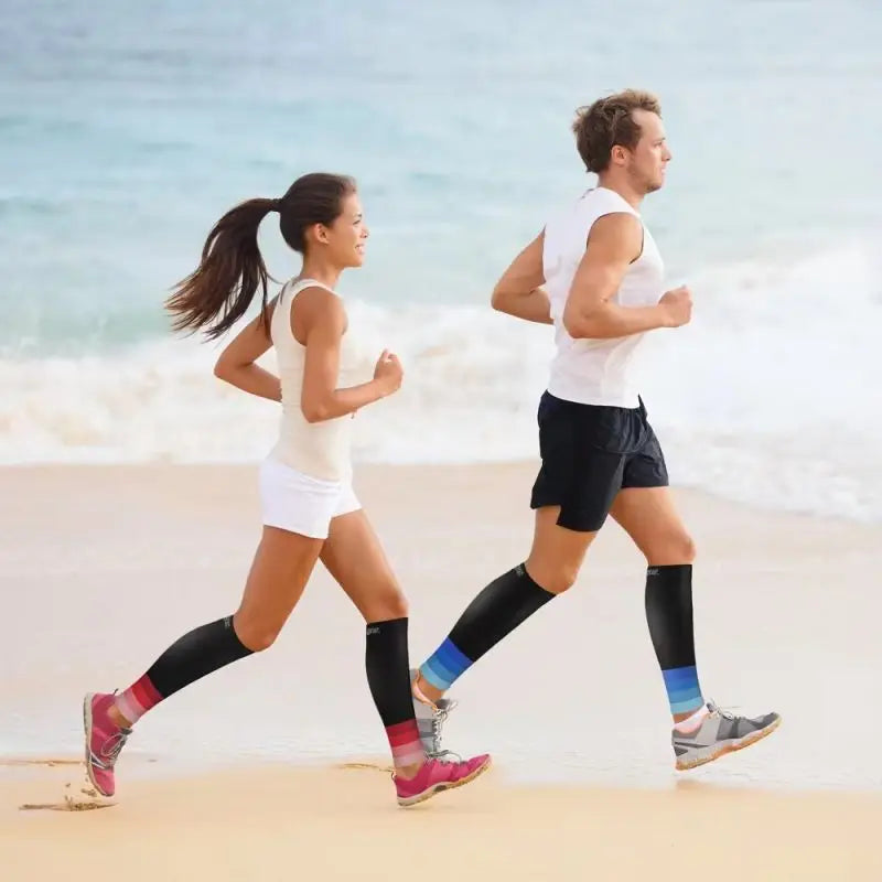 Compression Calf Sleeves 20-30mmHg – Footless Shin Splint Relief