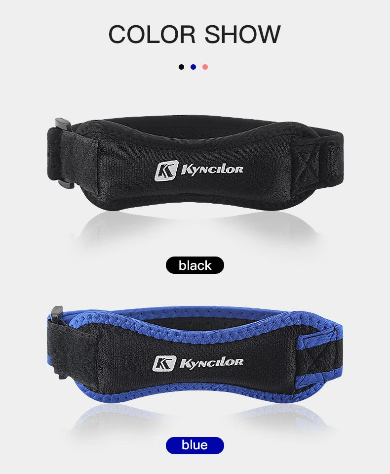 Patellar Tendon Knee Strap – Adjustable Support for Basketball & Running