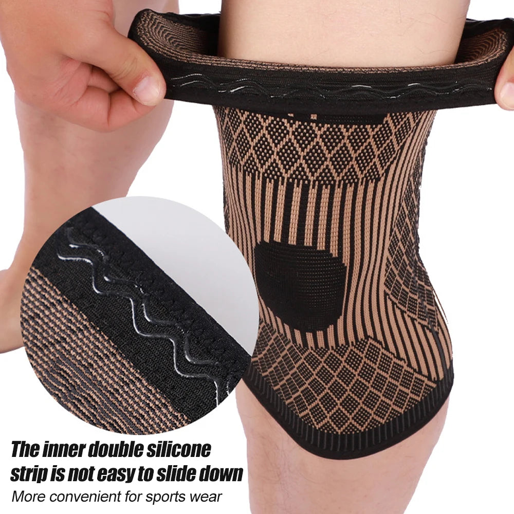 Copper Knee Brace – Compression Sleeve for Pain Relief & Sports