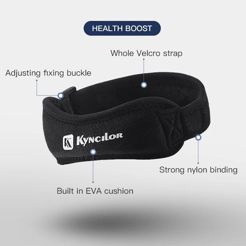 Patellar Tendon Knee Strap – Adjustable Support for Basketball & Running