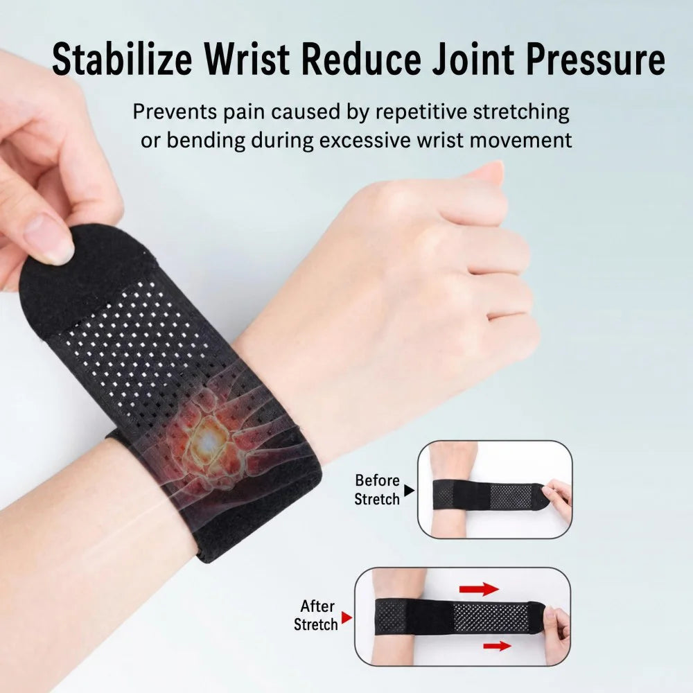 2pcs Wrist Support Straps, Ultra-Thin Compression Support Straps, Soft, High Elasticity, Adjustable Comfort, Suitable for Women
