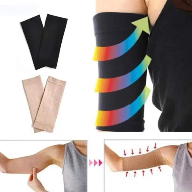 Arm Slimming Compression Wrap Sleeves for Women – Tone & Shape