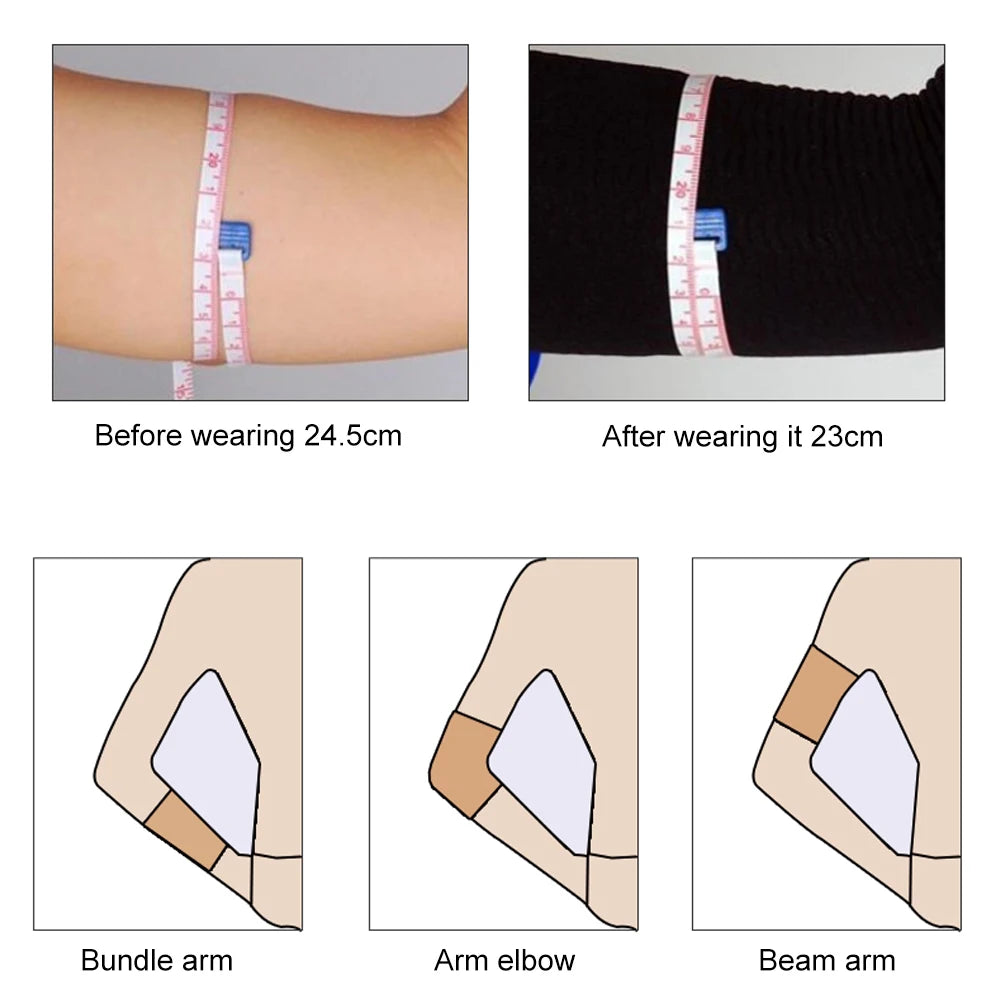 Upper Arm Compression Sleeves for Women – Toning Arm Shaper Wraps