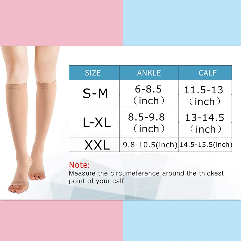 Zipper Compression Socks – Varicose Vein & Leg Slimming Support
