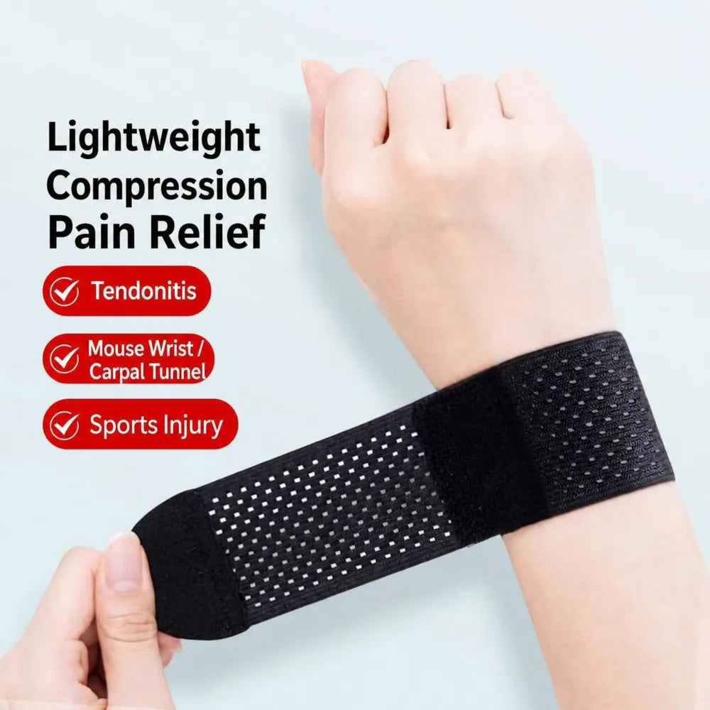 2pcs Wrist Support Straps, Ultra-Thin Compression Support Straps, Soft, High Elasticity, Adjustable Comfort, Suitable for Women