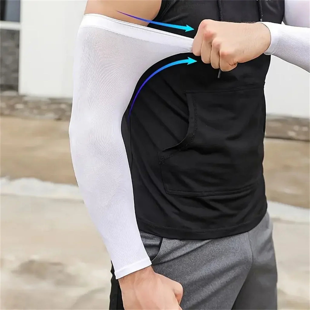UV Protection Cooling Arm Sleeves – Breathable Compression (6 Pairs)