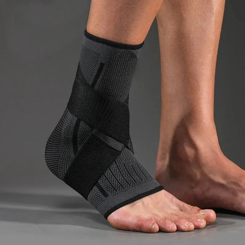 Ankle Support Brace with Adjustable Wrap – Breathable Compression Sleeve