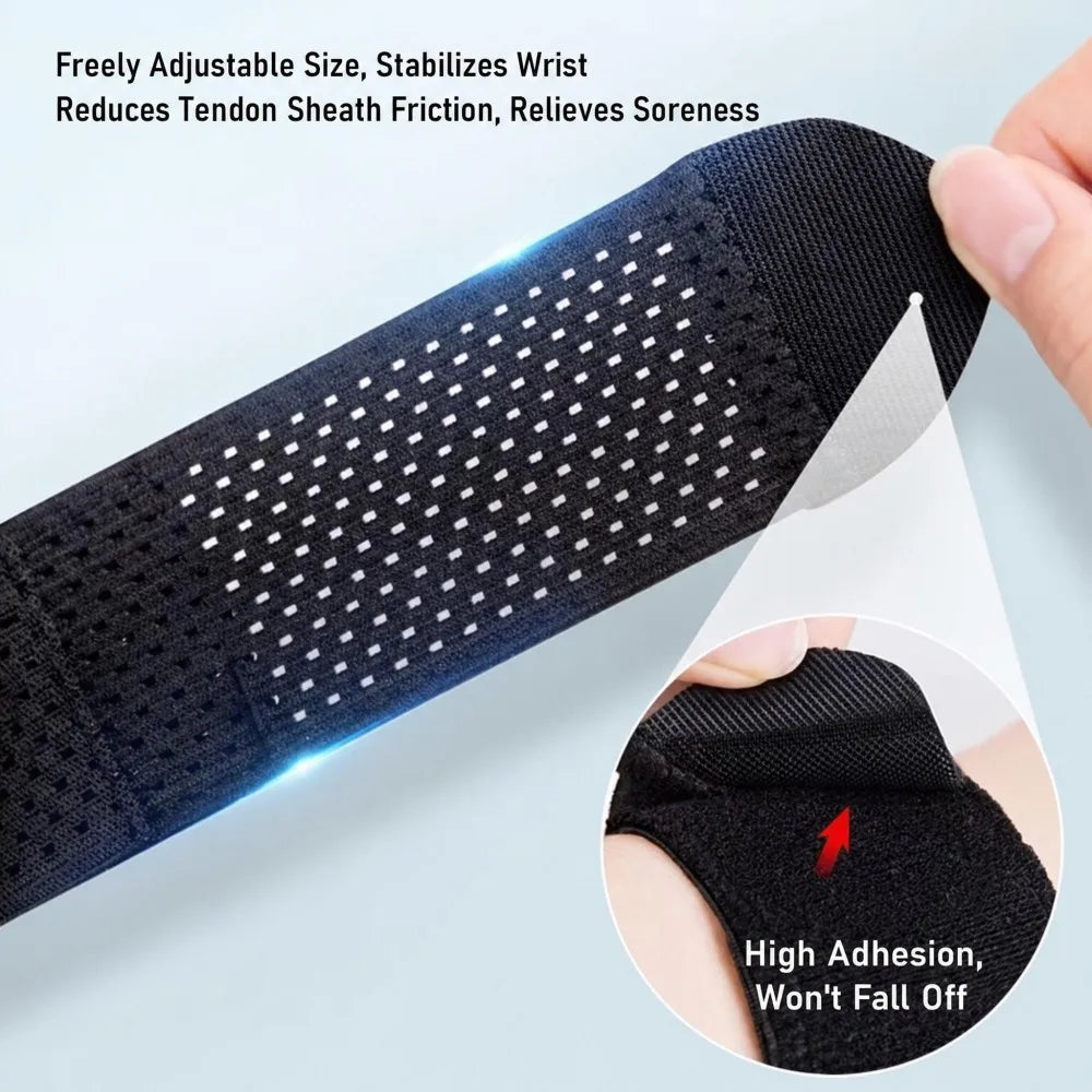 2pcs Wrist Support Straps, Ultra-Thin Compression Support Straps, Soft, High Elasticity, Adjustable Comfort, Suitable for Women