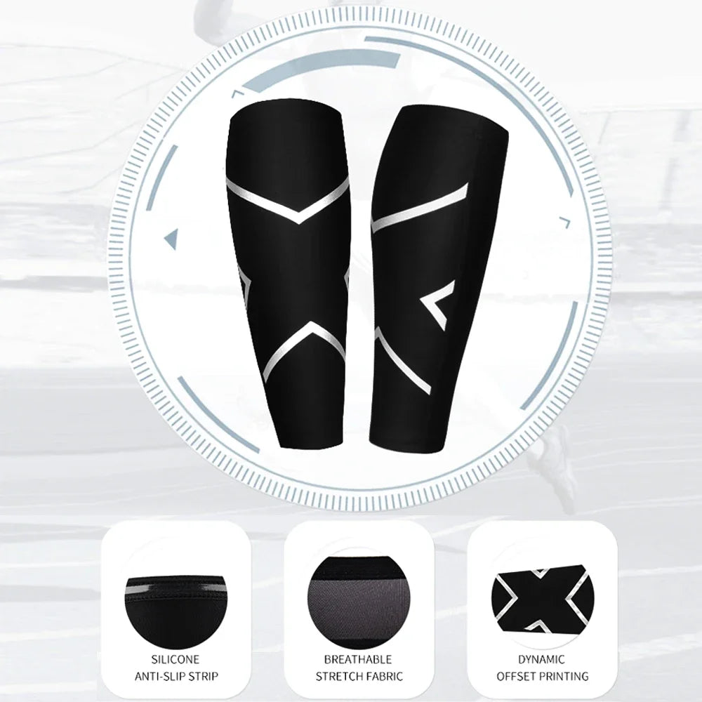 Calf Compression Sleeve for Shin Splint & Calf Pain Relief – Men & Women