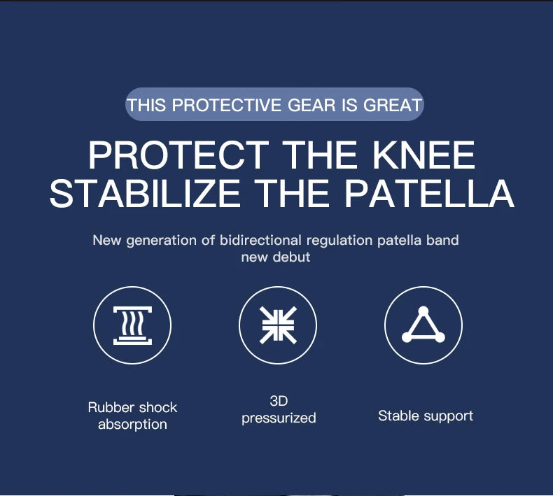 Patellar Tendon Knee Strap – Adjustable Support for Basketball & Running