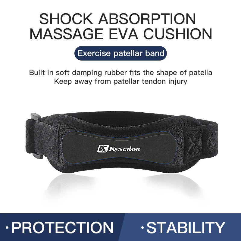 Patellar Tendon Knee Strap – Adjustable Support for Basketball & Running