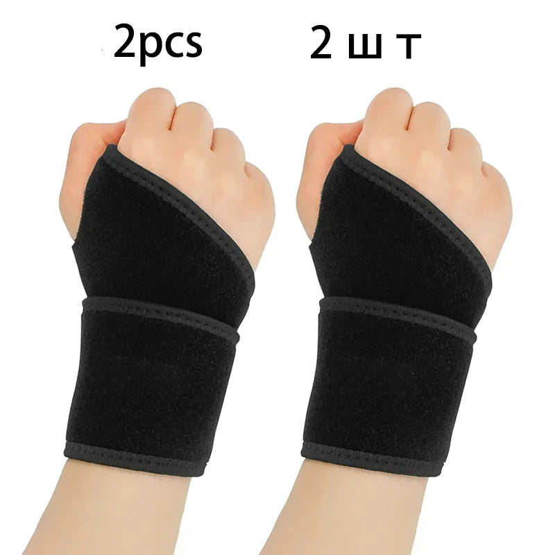 1/2pcs Adjustable Wrist Braces for Carpal Tunnel, Tendinitis & Arthritis Pain Relief – Sport Support for Sprains & Wrist Pain