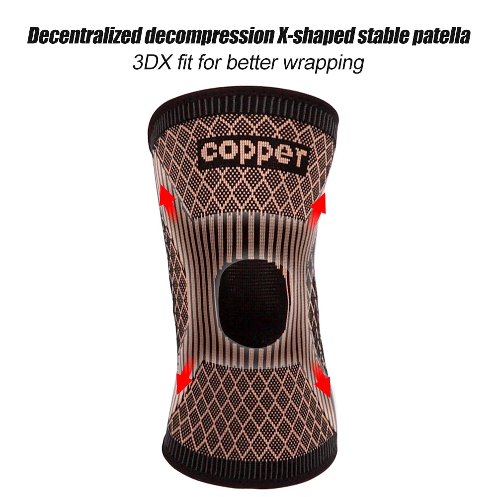 Copper Knee Brace – Compression Sleeve for Pain Relief & Sports